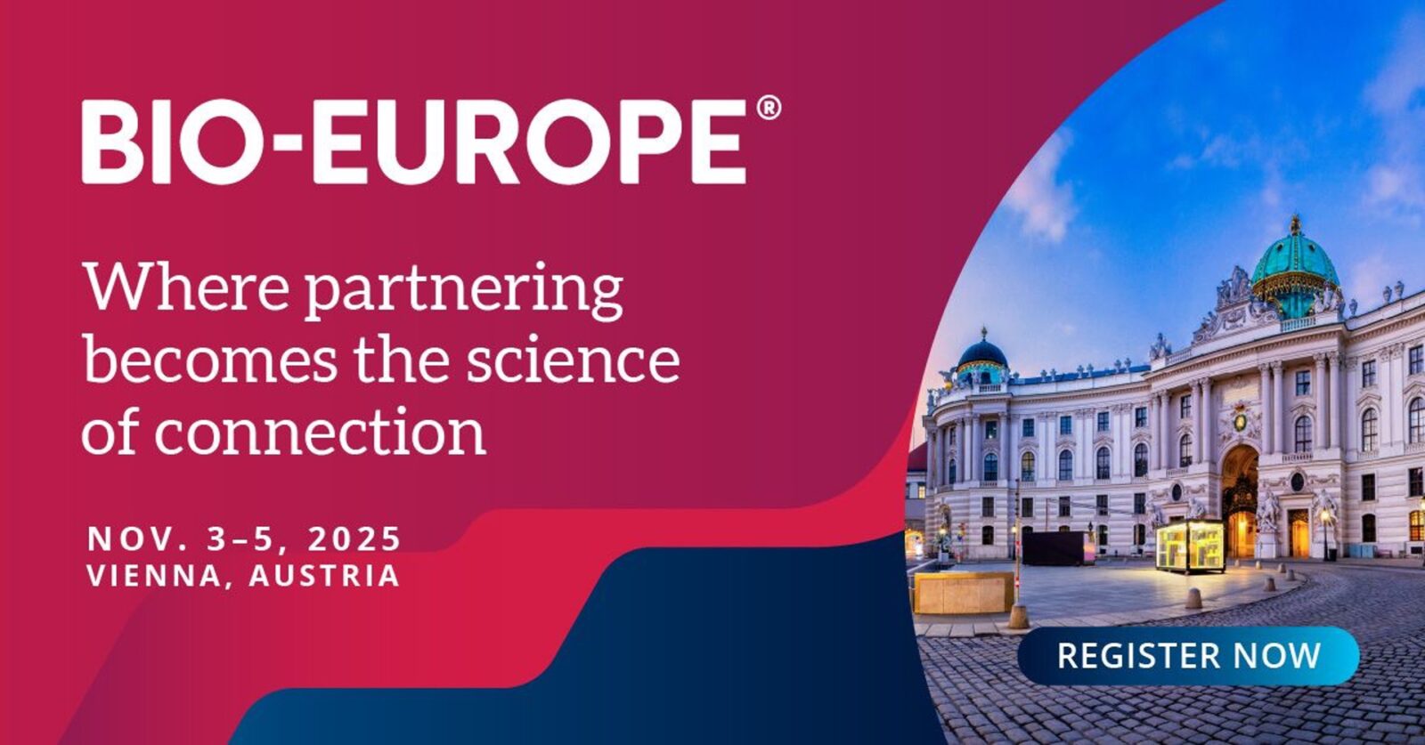 Meet us at BIO Europe 3-5 November